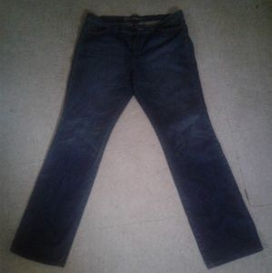 Blue flare jeans